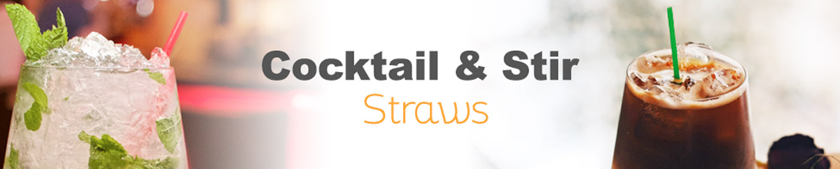 WoW cocktail & stir straws WoW cocktail & stir straws